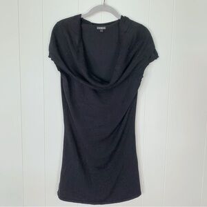 Express Black Cowl Neck Dress M